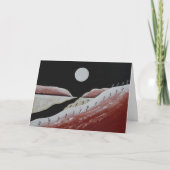 アリゾナサウスウエストデザートフォークアートグリーティングカード シーズンカード (正面)