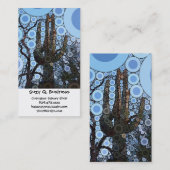 アリゾナサグアロサクタスコンセントリックサークルモザイク 名刺 (正面/裏面)