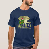アリゾナサグアーロクリスマスライト Tシャツ (正面)