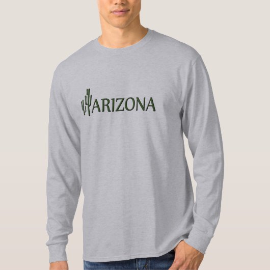 アリゾナサグアーロサボス長袖 Tシャツ (正面)