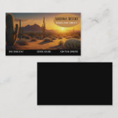 アリゾナサボサンセットデザート名刺 名刺 (正面/裏面)