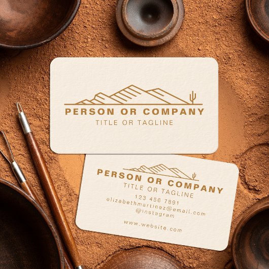 アリゾナサボス造園実在またはエテートモダン 名刺