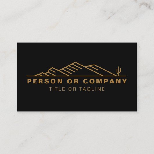 アリゾナサボス造園実在またはエテートモダン 名刺 (正面)