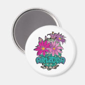 アリゾナサボス開花 マグネット (正面/裏面)