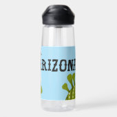 アリゾナサボムレンサグアーロサボスイラストレーション ウォーターボトル (背面)