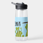 アリゾナサボムレンサグアーロサボスイラストレーション ウォーターボトル (右面)