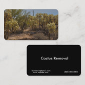 アリゾナサボラチョラビジネスカード 名刺 (正面/裏面)