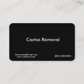 アリゾナサボラチョラビジネスカード 名刺 (裏面)