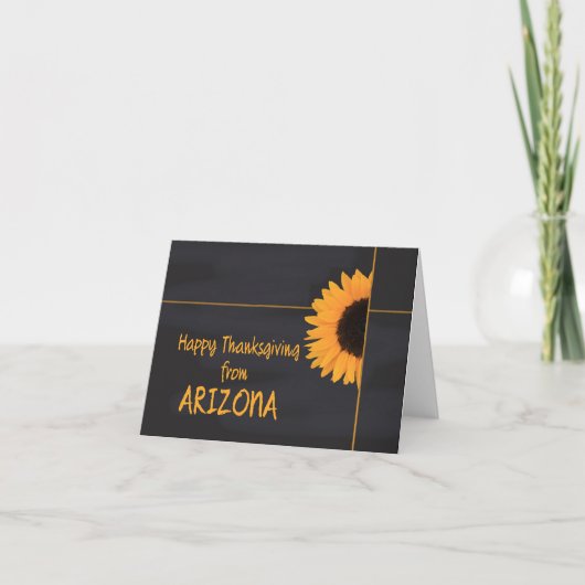 アリゾナサンクスギビングカード シーズンカード (正面)