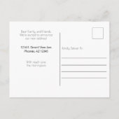 アリゾナサンセットサグアロカクタスムービング 案内ポストカード (裏面)