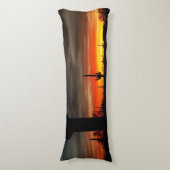 アリゾナサンセットソノラン砂漠とサグアーロサボス ボディピロー (正面縦)