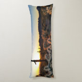 アリゾナサンセットソノラン砂漠とサグアーロサボス ボディピロー (裏面 (縦))