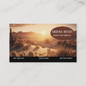 アリゾナサンセットデザート名刺 名刺 (正面)