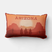 アリゾナサンセット装飾用クッション ランバークッション (裏面)