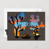 アリゾナサンセット ポストカード (正面/裏面)