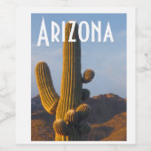 アリゾナサンリット猿楽 ワインラベル (シングルラベル)