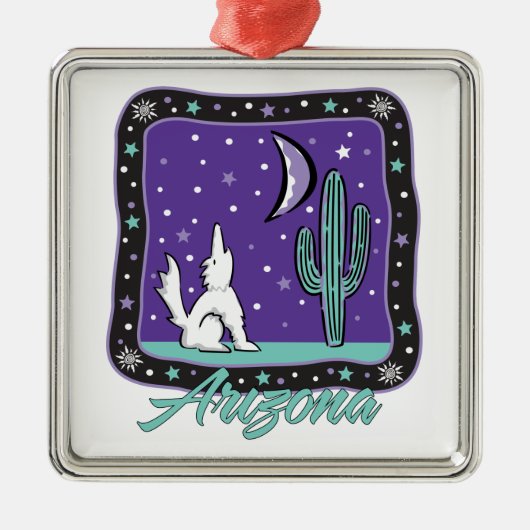アリゾナシルバーペンダントオーナメント メタルオーナメント (正面)