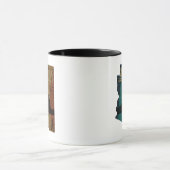 アリゾナセドナの地図グランドキャニオンの風景レトロ マグカップ (中央)