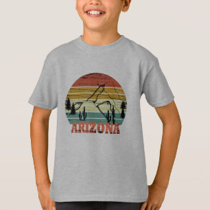 アリゾナセドナランドスケープヴィンテージレトロアズ Tシャツ