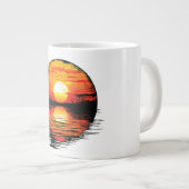 アリゾナセドナヴィンテージサンセットレトロアズコーヒーマグ ジャンボコーヒーマグカップ (正面右)