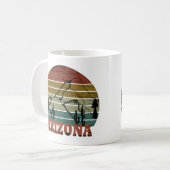 アリゾナセドナヴィンテージサンセットレトロアズ コーヒーマグカップ (正面左)