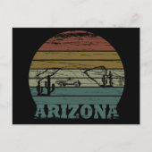 アリゾナセドナヴィンテージサンセットレトロアズ シーズンポストカード (正面)