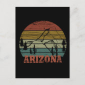 アリゾナセドナヴィンテージサンセットレトロアズ ポストカード (正面)