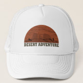 アリゾナセドナ砂漠の夕日のヴィンテージ キャップ (正面)