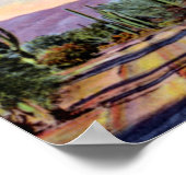 アリゾナソノラン砂漠の風景 ポスター (角)