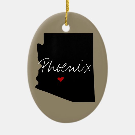 アリゾナタウン セラミックオーナメント (正面)