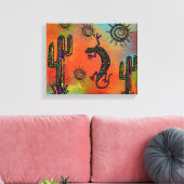 アリゾナデザートアート キャンバスプリント (インサイチュ (リビング))