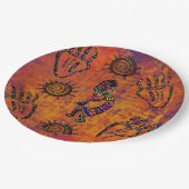 アリゾナデザートアート ペーパープレート (アングル)