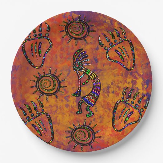 アリゾナデザートアート ペーパープレート (正面)