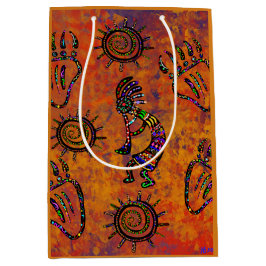 アリゾナデザートアート ミディアムペーパーバッグ