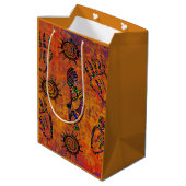 アリゾナデザートアート ミディアムペーパーバッグ (裏面アングル)