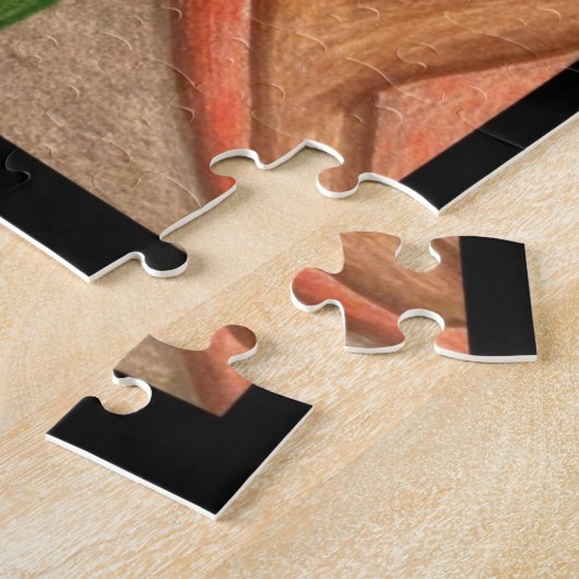 アリゾナデザートカボスサウスウエストフォークアート ジグソーパズル (側面)