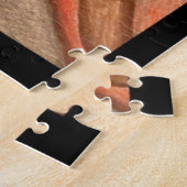 アリゾナデザートサウスウエストコラージュフォークアート ジグソーパズル (側面)