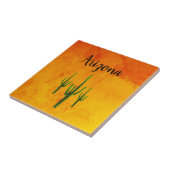 アリゾナデザートサウスウエストサクションサボスタイポグラフィ タイル (側面)