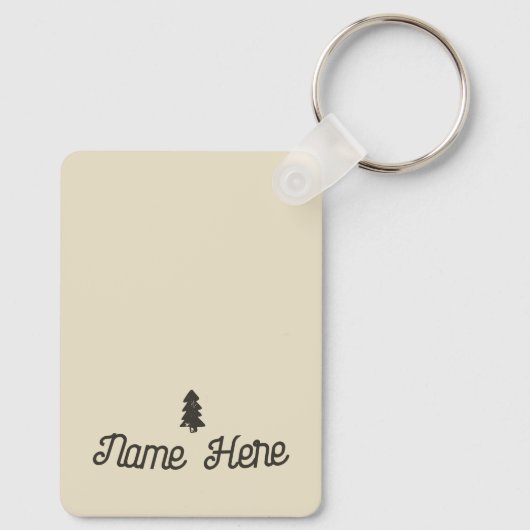 アリゾナデザートサンセットロードトリップカボスフェニックス キーホルダー (裏面)