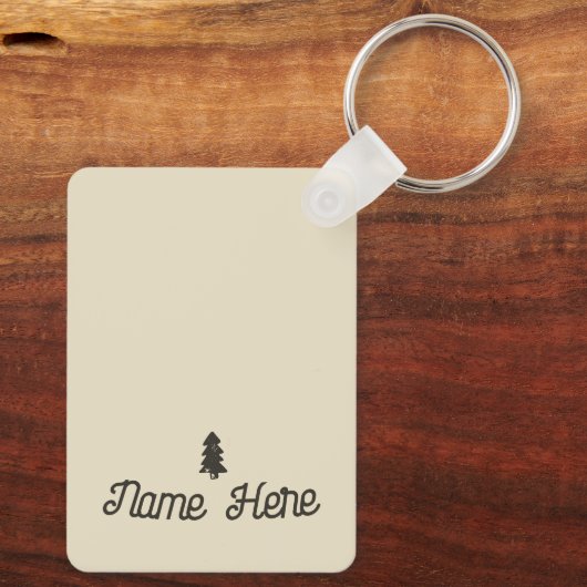 アリゾナデザートサンセットロードトリップカボスフェニックス キーホルダー (裏面)