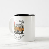 アリゾナデザートサンセットロードトリップカボスフェニックス ツートーンマグカップ (正面左)