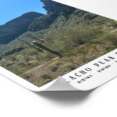 アリゾナデザートピカチョピーク州パークキープサケ ポスター (角)