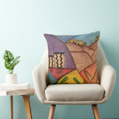アリゾナデザートフォークアートサウスウエスト装飾用クッション クッション (椅子)