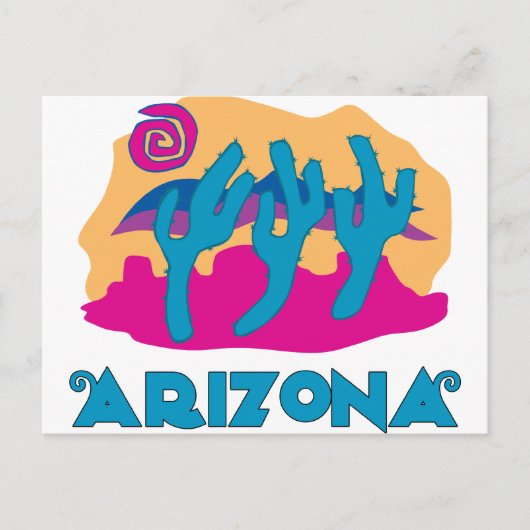 アリゾナデザートブルー ポストカード (正面)