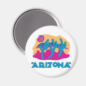 アリゾナデザートブルー マグネット (正面/裏面)