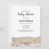 アリゾナデザートベビーシャワー招待状 招待状 (正面)