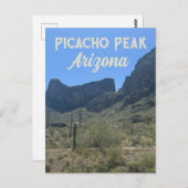 アリゾナデザートランドスケープSaguaro Cactus自然 ポストカード (正面/裏面)