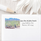 アリゾナデザート差出人住所ラベル ラベル (インサイチュ)