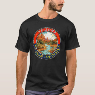 アリゾナトラベルアートバッジ Tシャツ
