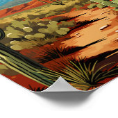 アリゾナトラベルアートヴィンテージ ポスター (角)